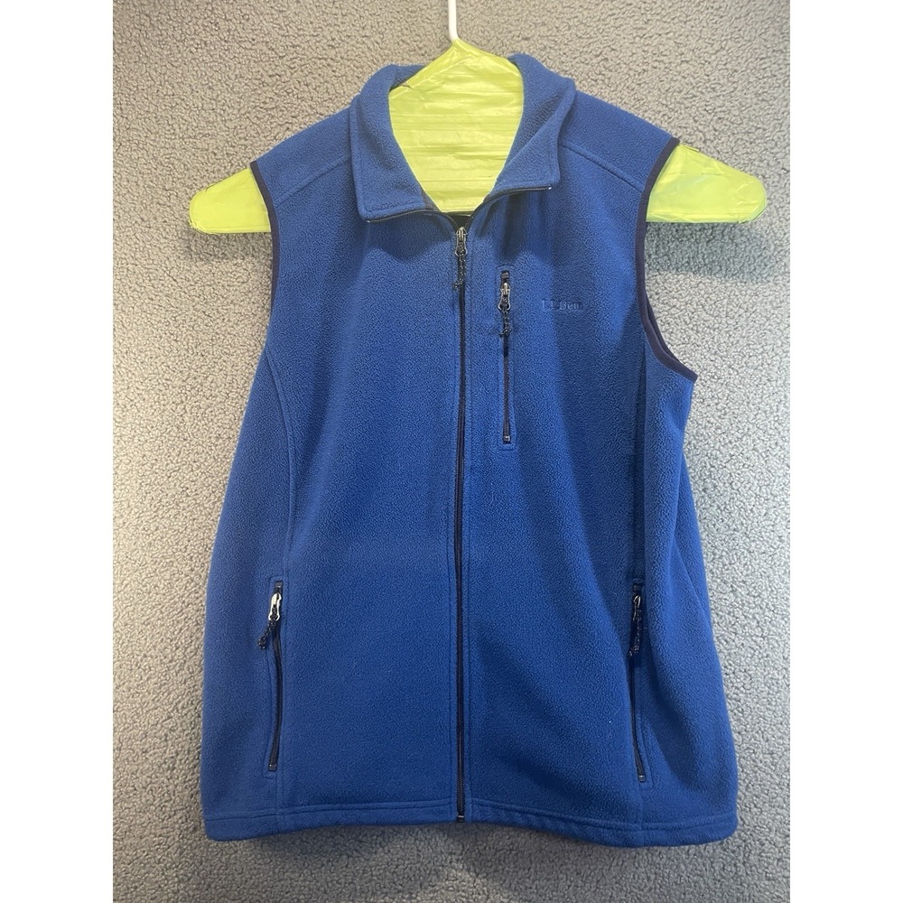 LL‎ Bean Mens XL Tall   Sweater Fleece Vest  Blue
